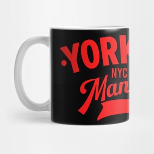 Yorkville Minimalist Logo - Manhattan Chic Apparel - New York City Mug